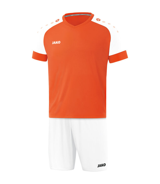 JAKO shirt Champ 2.0 Fluo oranje-Wit | Maat L
