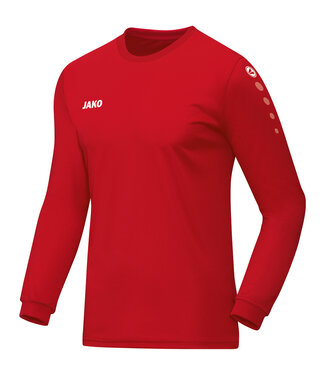 JAKO Shirt Team Lange mouw  - Sportrood