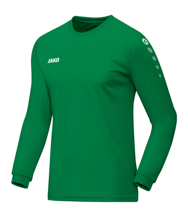 JAKO Shirt Team Lange mouw - Sportgroen