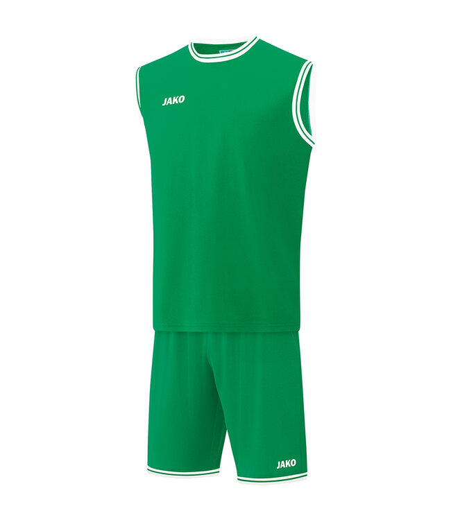 JAKO Shirt Center 2.0 Sportgroen-Wit