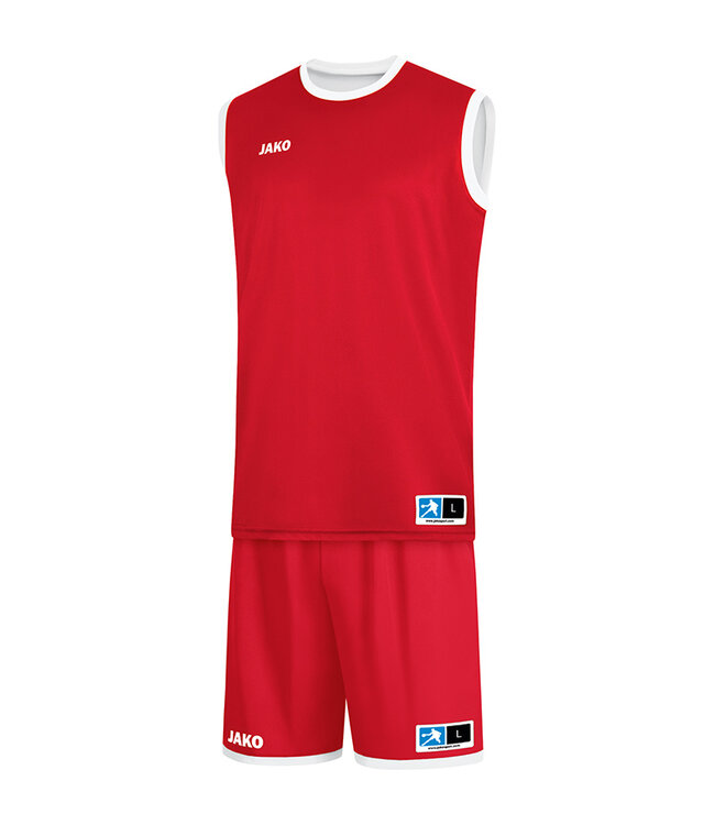 JAKO Reversible shirt Change 2.0 Rood-Wit