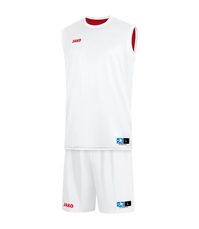 JAKO Reversible shirt Change 2.0 Rood-Wit