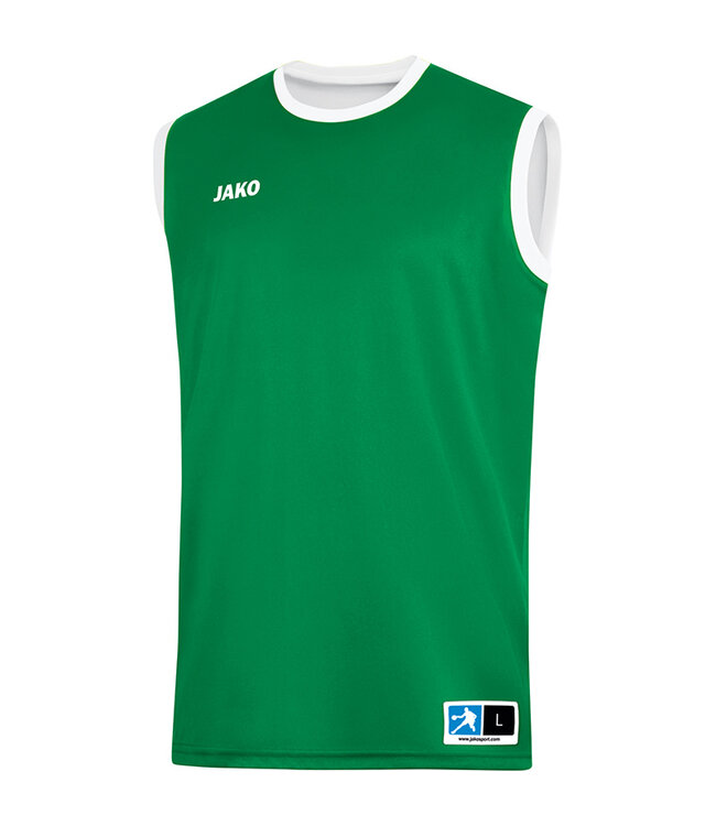 JAKO Reversible shirt Change 2.0 Sportgroen-Wit