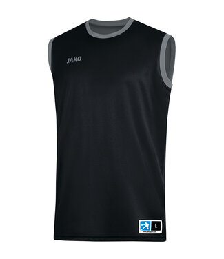 JAKO Reversible shirt Change 2.0 Zwart-Steengrijs