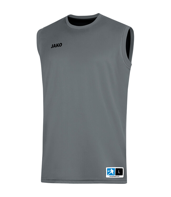 JAKO Reversible shirt Change 2.0 Zwart-Steengrijs