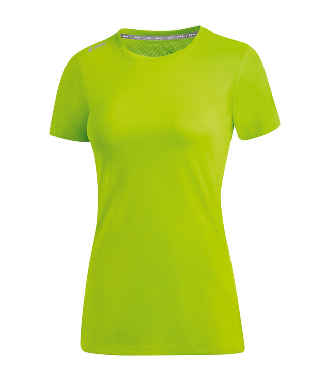 JAKO Shirt Run 2.0 Dames Fluo groen