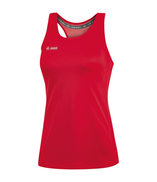 JAKO Tank Top Run 2.0 Dames Rood