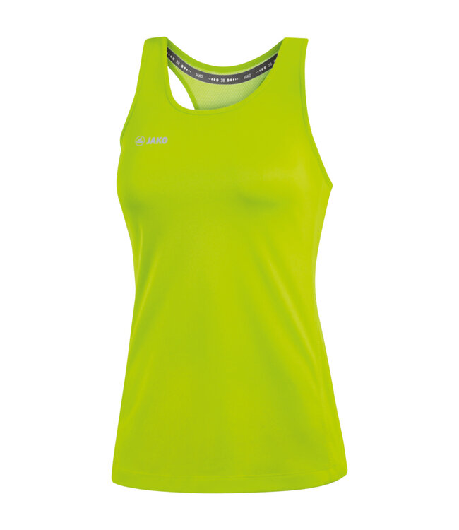 JAKO Tank Top Run 2.0 Dames Fluo groen