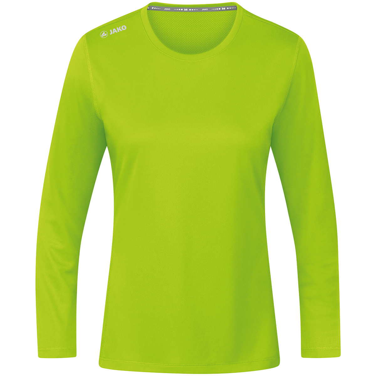 Verdachte sleuf Gemengd Tenuetje│Jako Shirt Run 2.0 longsleeve Dames Fluo groen - Tenuetje.nl