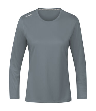 JAKO Shirt Run 2.0 longsleeve Dames Steengrijs