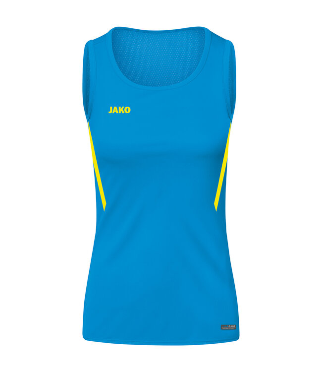 JAKO Tanktop Challenge Dames - Meisjes Jakoblauw-Fluogeel