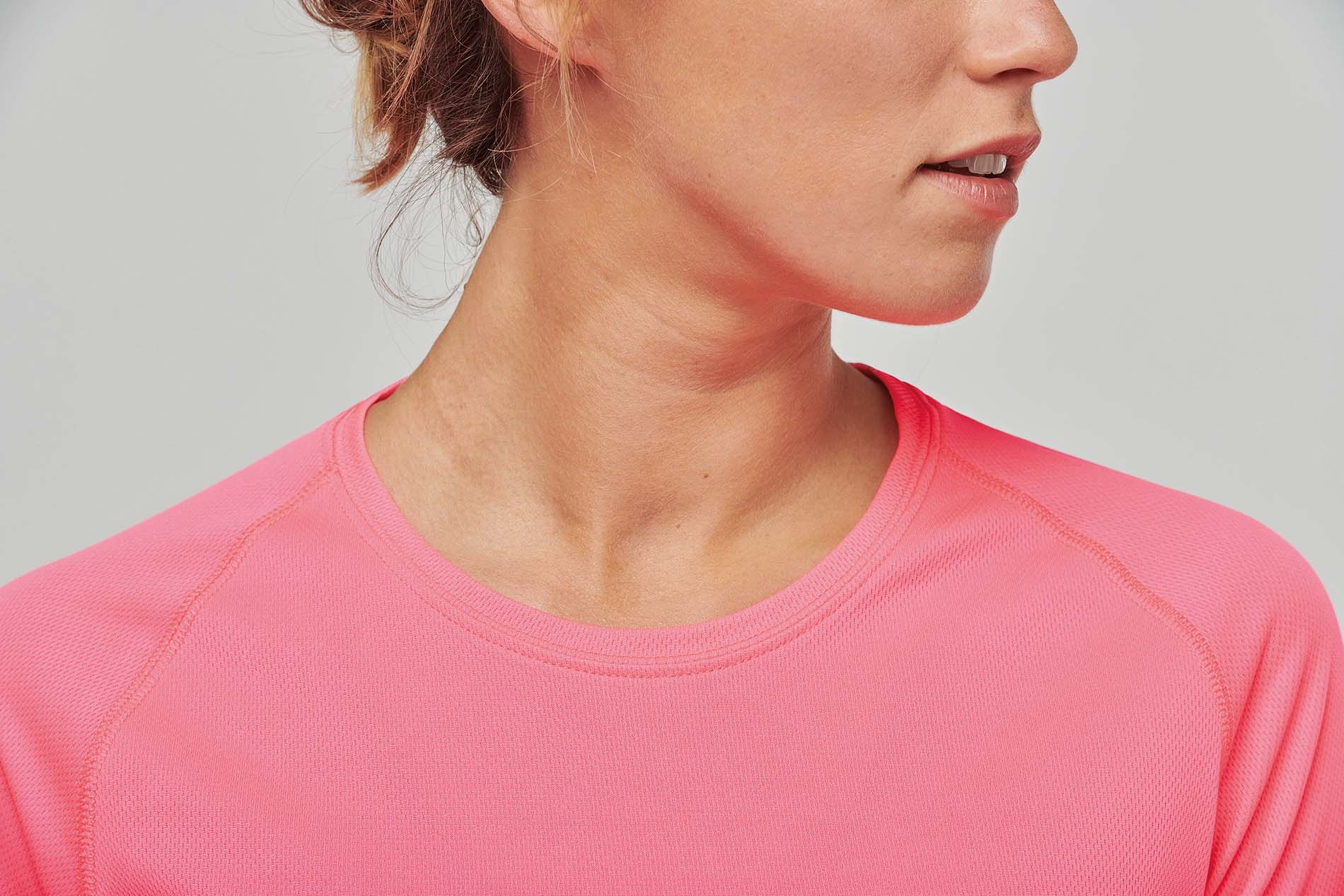 Sportshirt Basic Dames - Aquablue