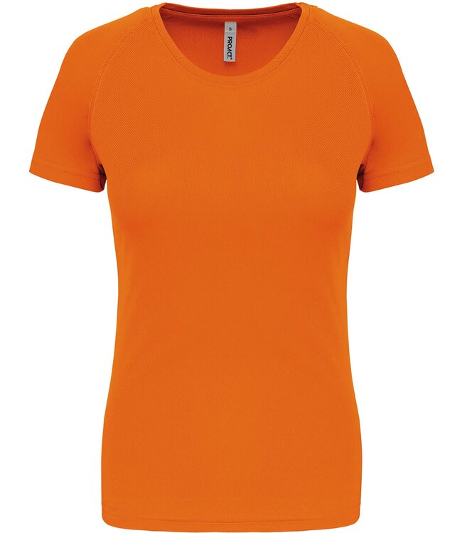 Proact Sportshirt Basic Dames - Fluo oranje