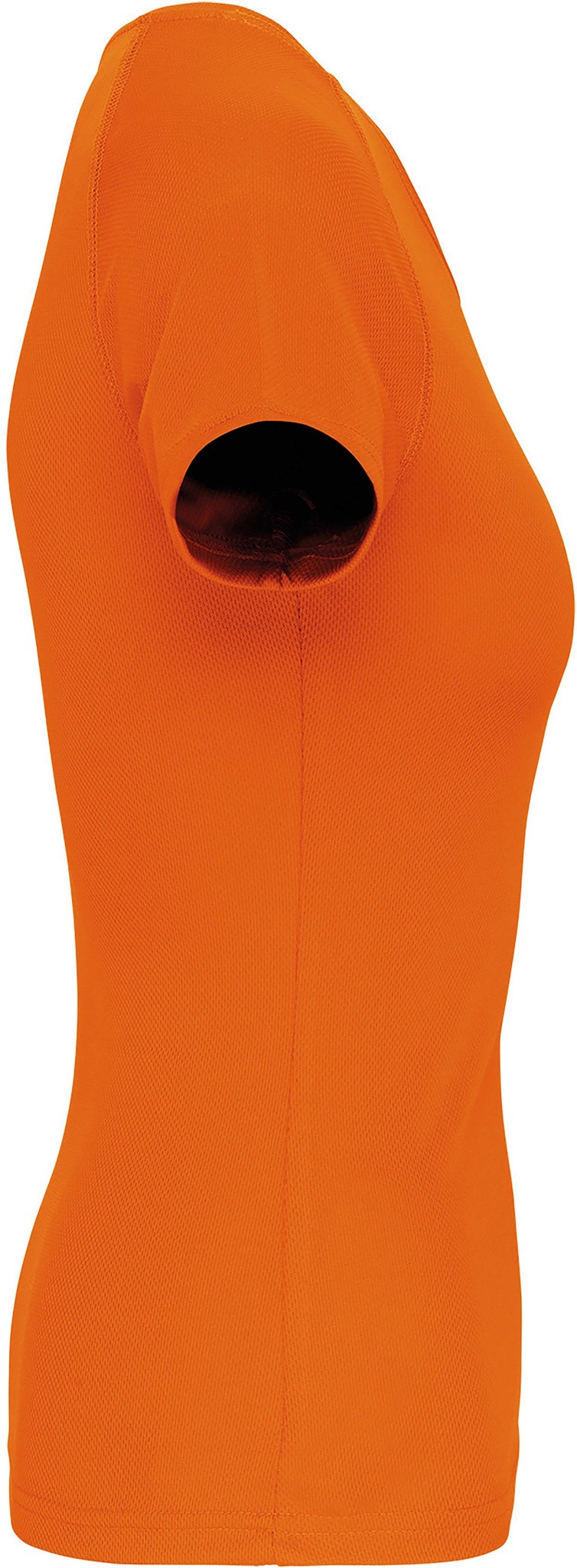 Sportshirt Basic Dames - Fluo oranje