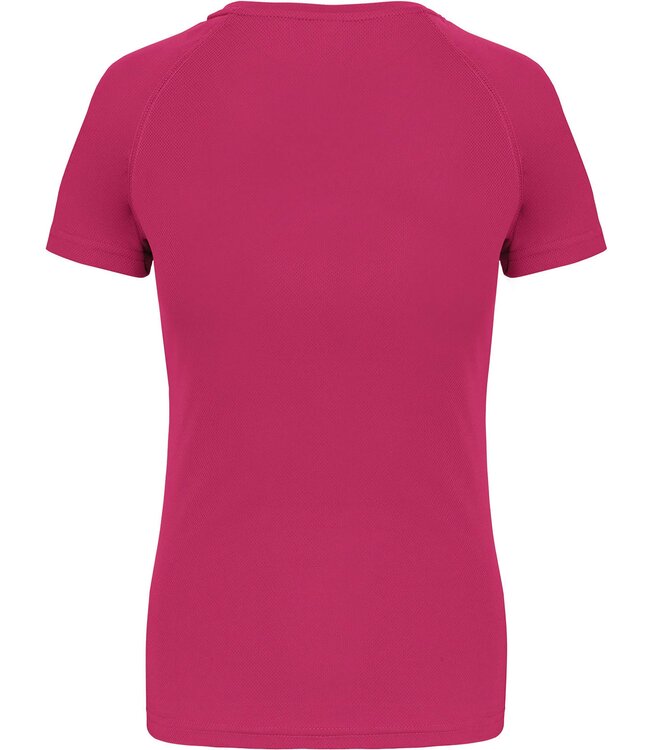 Proact Sportshirt Basic Dames - Fuchsia