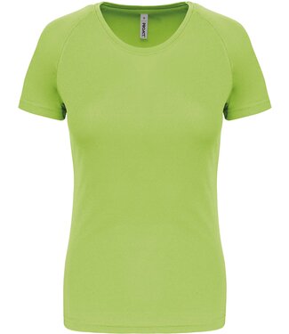 Proact Sportshirt Basic Dames - Lime
