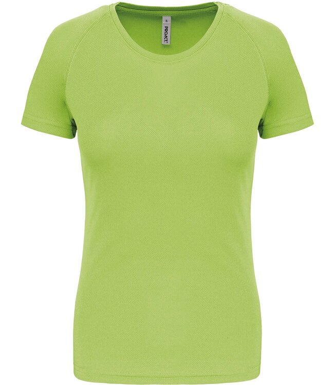 Proact Sportshirt Basic Dames - Lime