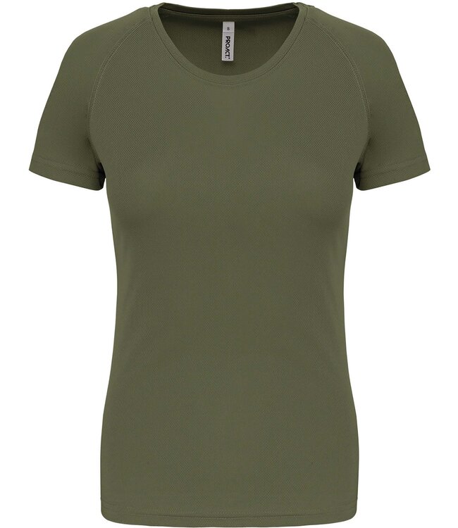 Proact Sportshirt Basic Dames - Olive