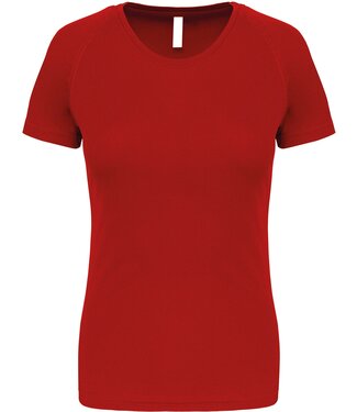 Proact Sportshirt Basic Dames - Red