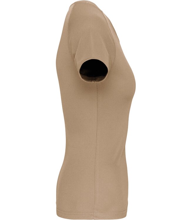 Proact Sportshirt Basic Dames - Sand