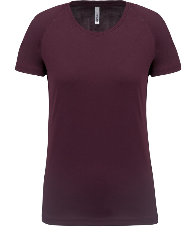 Proact Sportshirt Basic Dames - Wine