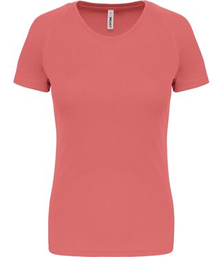 Proact Sportshirt Basic Dames - Coral