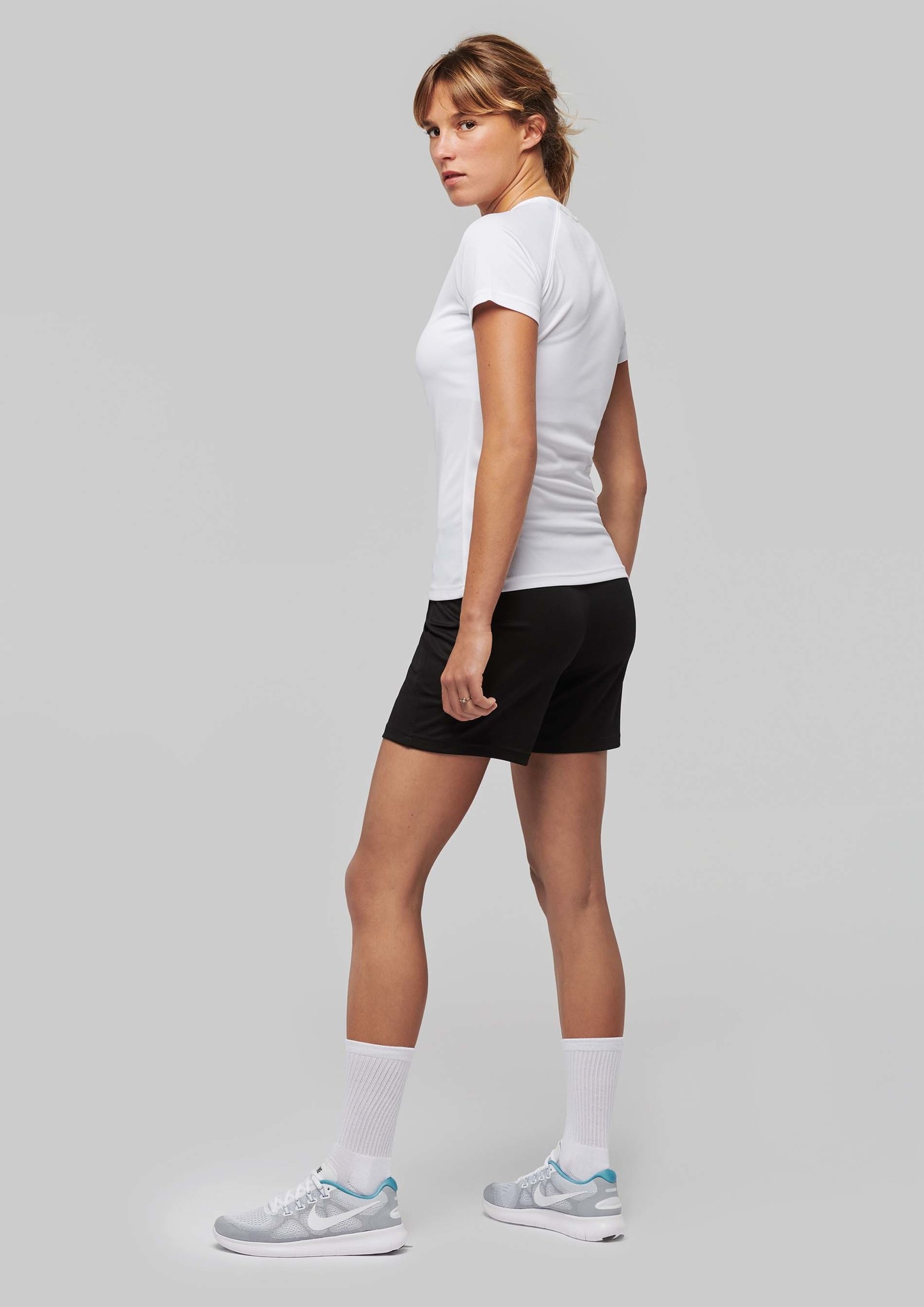 Sportshirt Basic Dames - Dark Grey