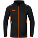JAKO Jas met kap Challenge Zwart-Fluo oranje JAKO Jas met kap Challenge Zwart-Fluo oranje