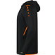 JAKO Jas met kap Challenge Zwart-Fluo oranje JAKO Jas met kap Challenge Zwart-Fluo oranje