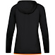 JAKO Jas met kap Challenge DAMES Zwart-Fluo oranje JAKO Jas met kap Challenge DAMES Zwart-Fluo oranje