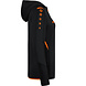 JAKO Jas met kap Challenge DAMES Zwart-Fluo oranje JAKO Jas met kap Challenge DAMES Zwart-Fluo oranje