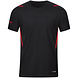 JAKO T-Shirt Challenge Kids-Dames-Heren zwart-rood JAKO T-Shirt Challenge Kids-Dames-Heren zwart-rood