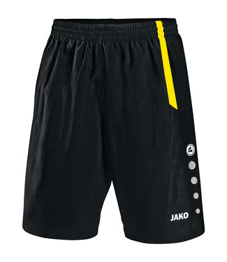 JAKO Short Turin Kids-Uni Zwart-Citroen