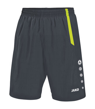 JAKO Short Turin Kids-Uni Antraciet-Lime