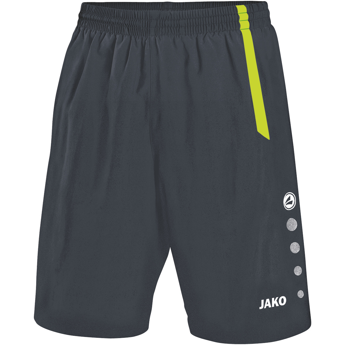 Short Turin Kids-Uni Antraciet-Lime