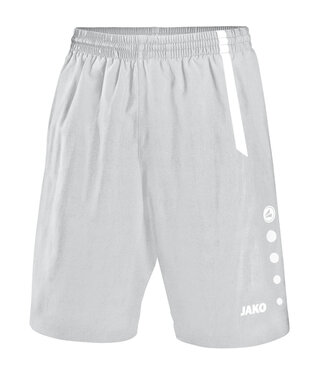 JAKO Short Turin Kids-Uni Zilvergrijs-Wit