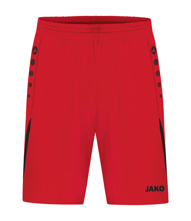 JAKO Short Challenge Kids-Dames-Heren Rood-Zwart