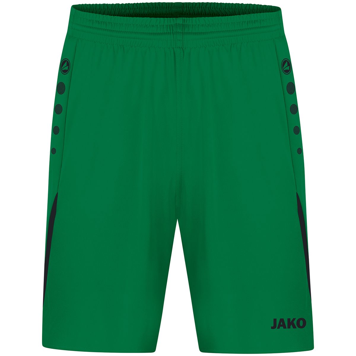 Short Challenge Kids-Dames-Heren Sportgroen-Zwart