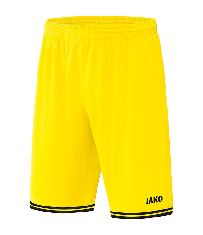 JAKO Short Center 2.0 Kids en Uni Citroen-Zwart