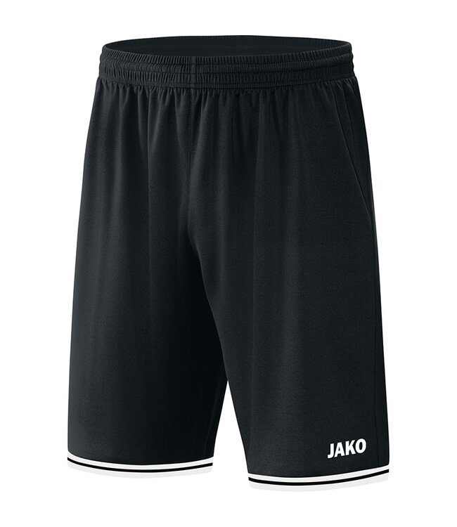 JAKO Short Center 2.0 Kids en Uni Zwart-Wit