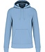 ECO hoodie Uni Skyblue