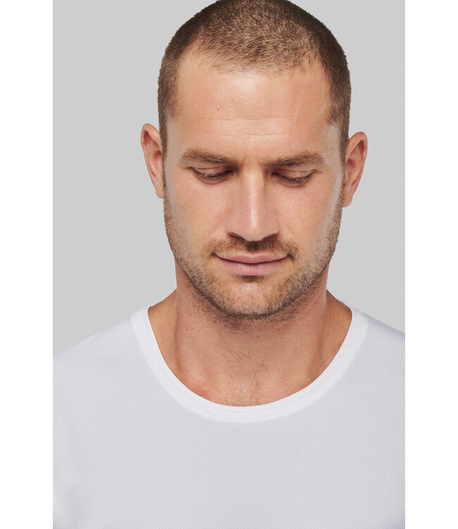 Proact Sportshirt Basic Uni Lange mouw Adults - WIT