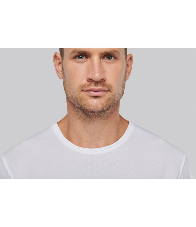 Proact Sportshirt Basic Uni Lange mouw Adults - WIT