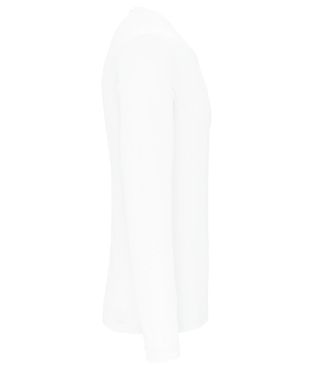 Proact Sportshirt Basic Uni Lange mouw Adults - WIT