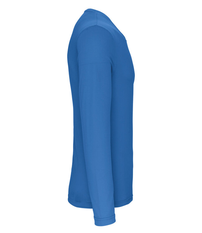 Proact Sportshirt Basic Uni Lange mouw Adults - AQUABLUE