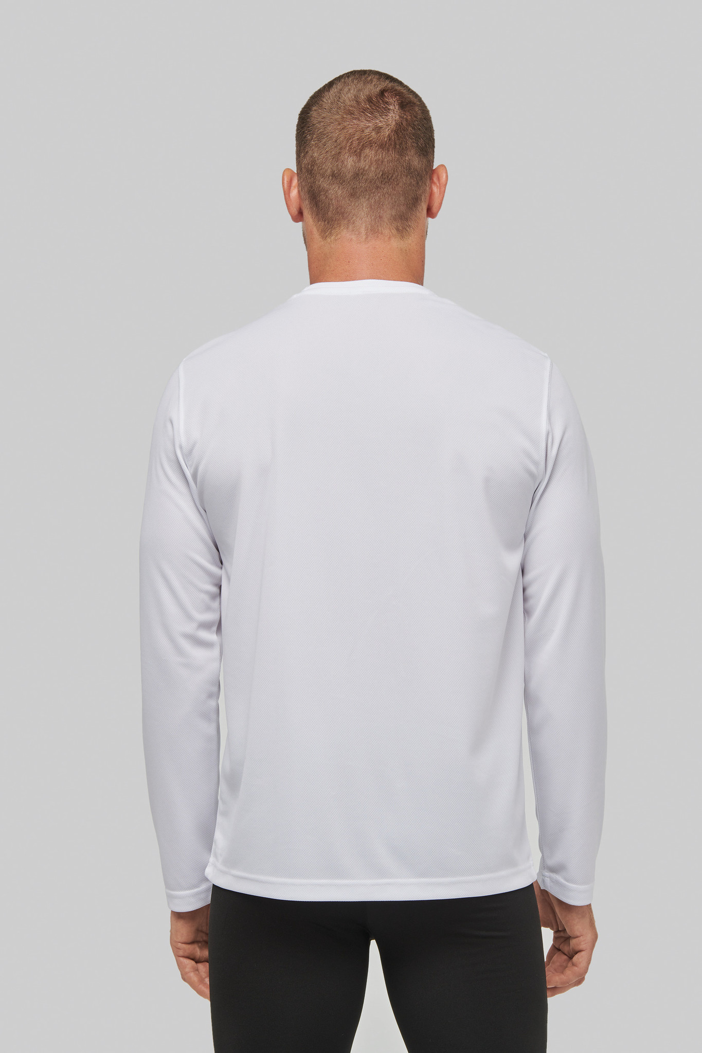 Sportshirt Basic Uni Lange mouw Adults - NAVY