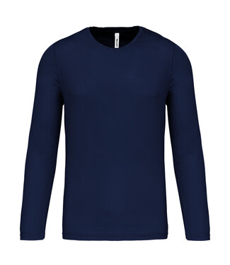 Proact Sportshirt Basic Uni Lange mouw Adults - NAVY