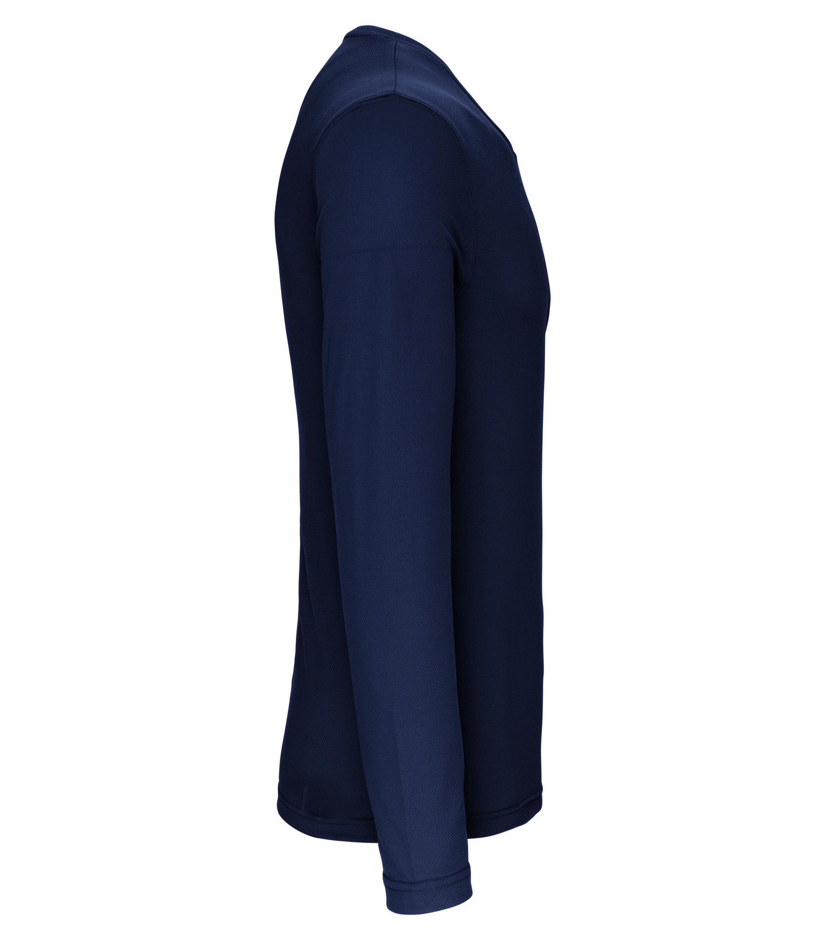 Sportshirt Basic Uni Lange mouw Adults - NAVY