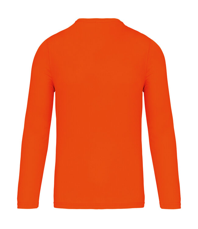 Proact Sportshirt Basic Uni Lange mouw Adults - FLUO ORANJE