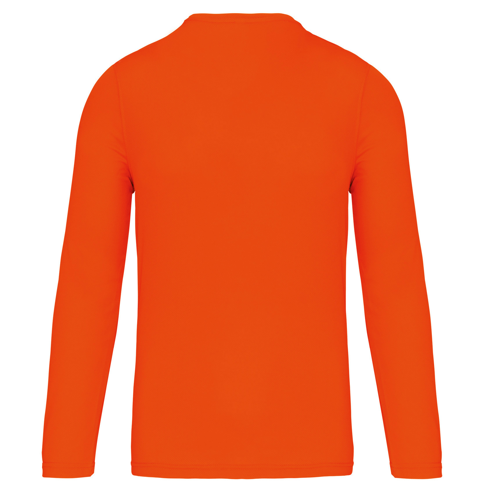 Sportshirt Basic Uni Lange mouw Adults - FLUO ORANJE